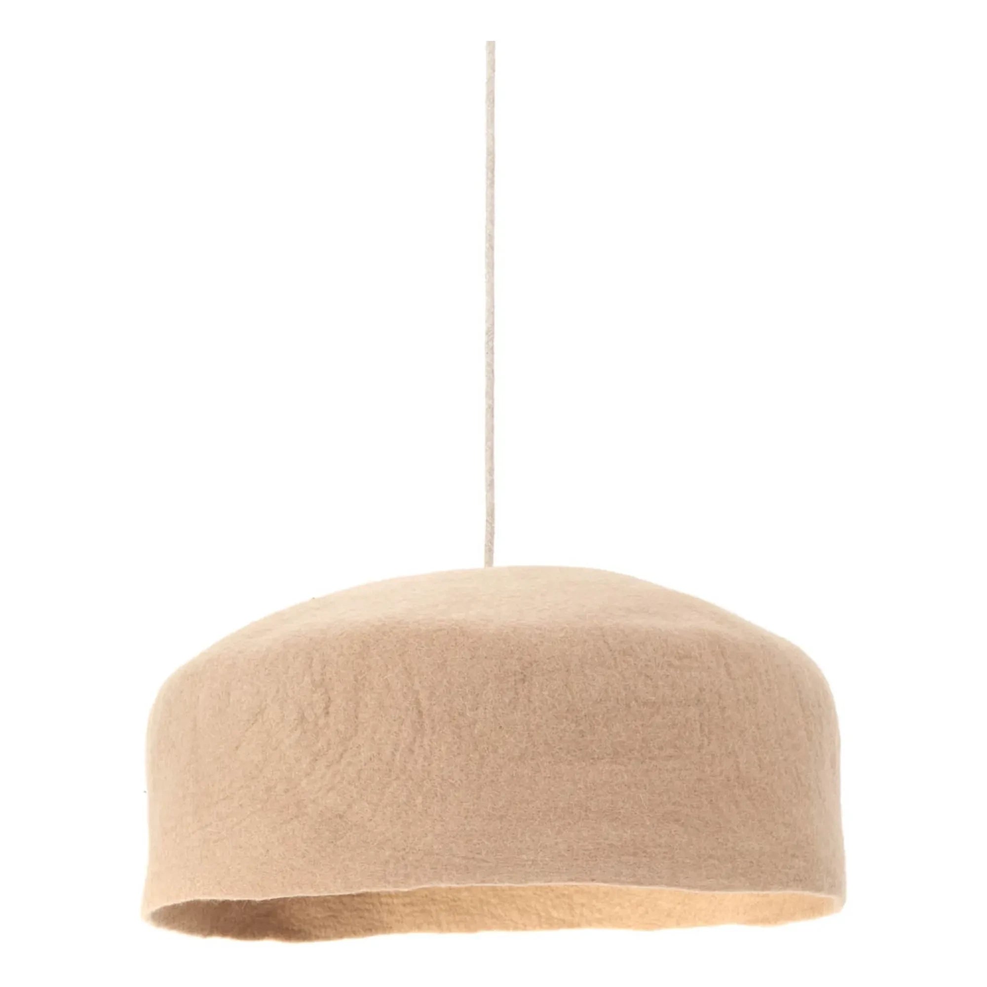 Muskhane - Lámpara de fieltro Yurta | Beige