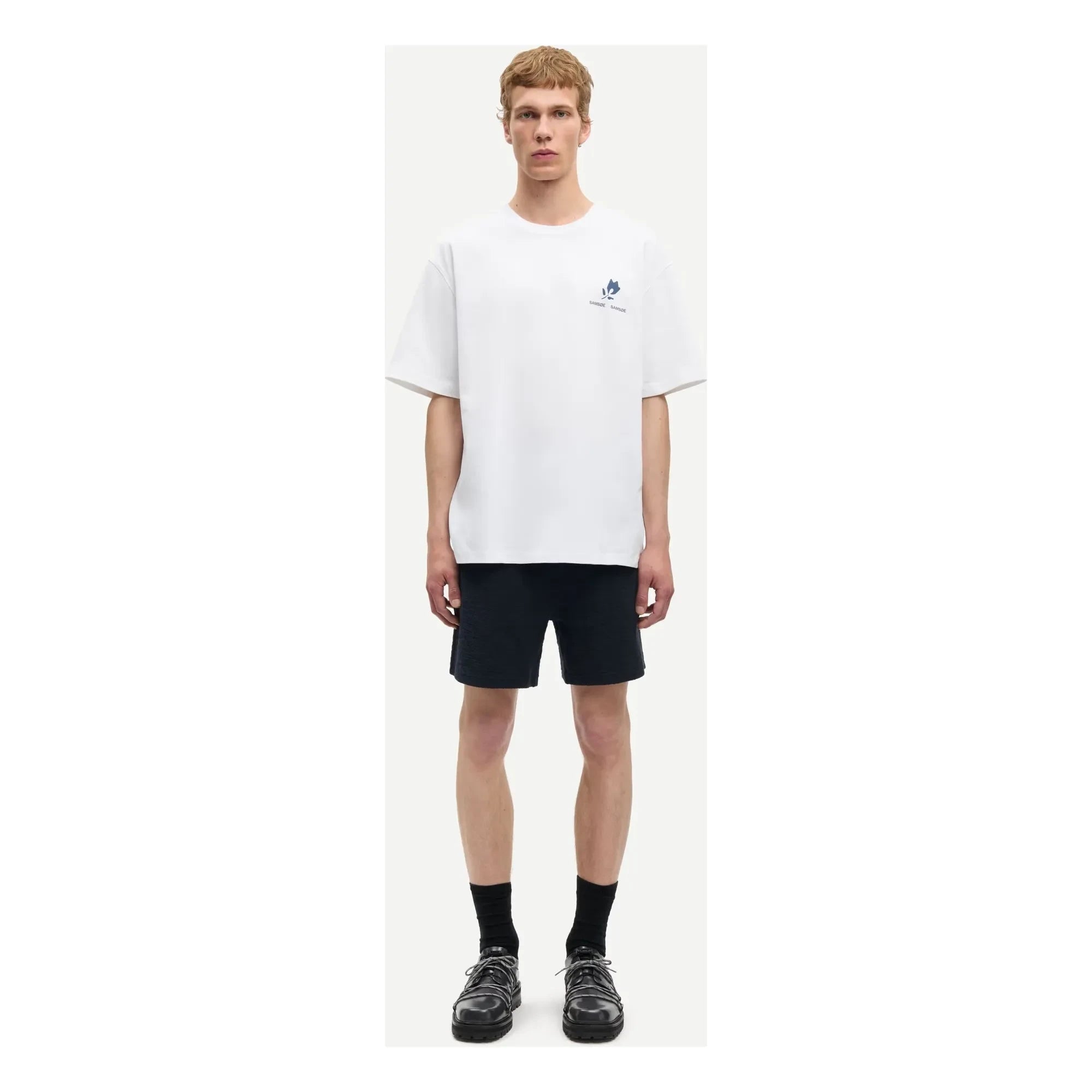 Samsoe Samsoe - Camiseta de algodón Sacohen | Blanco