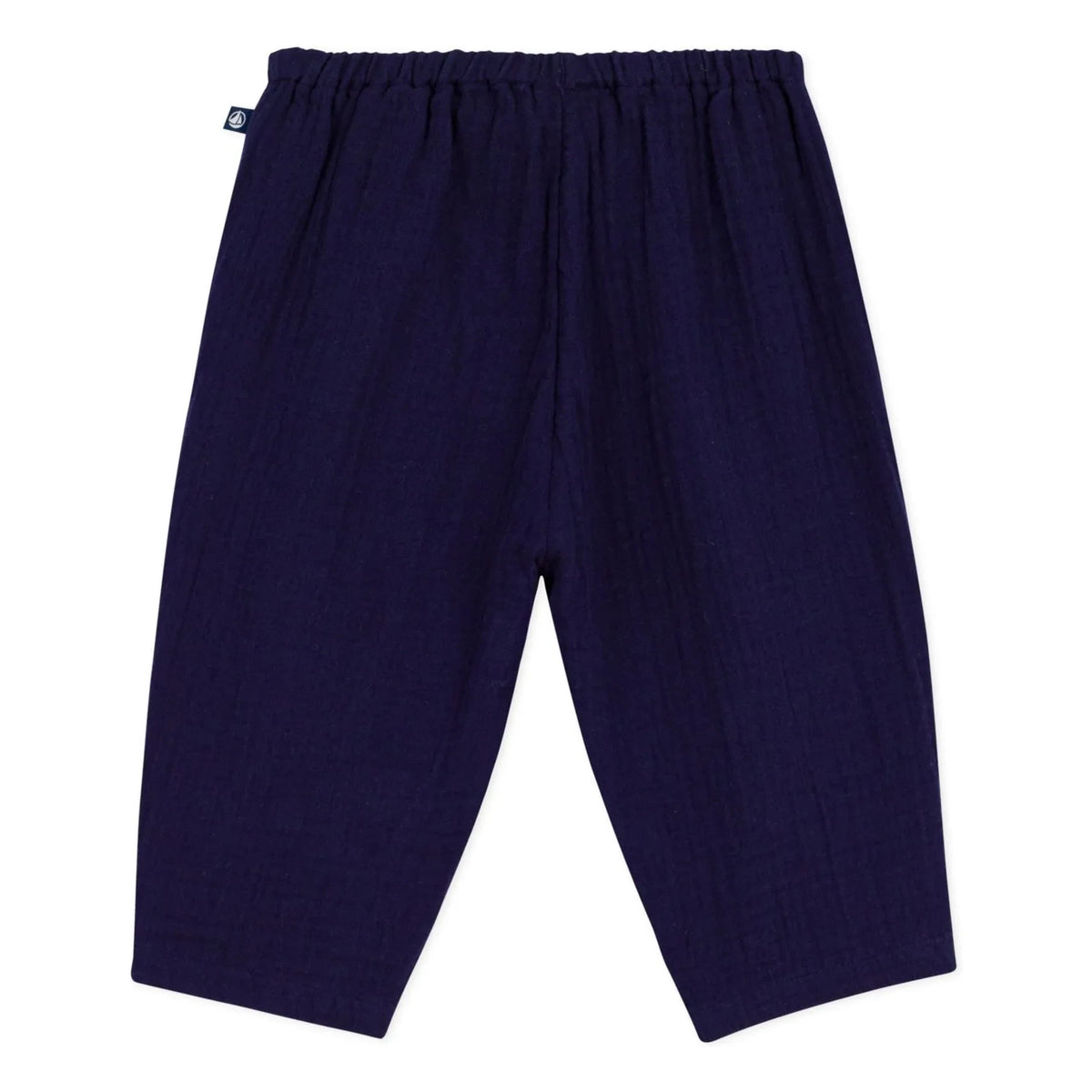 Petit Bateau - Organic Cotton Gauze Pants | Midnight blue