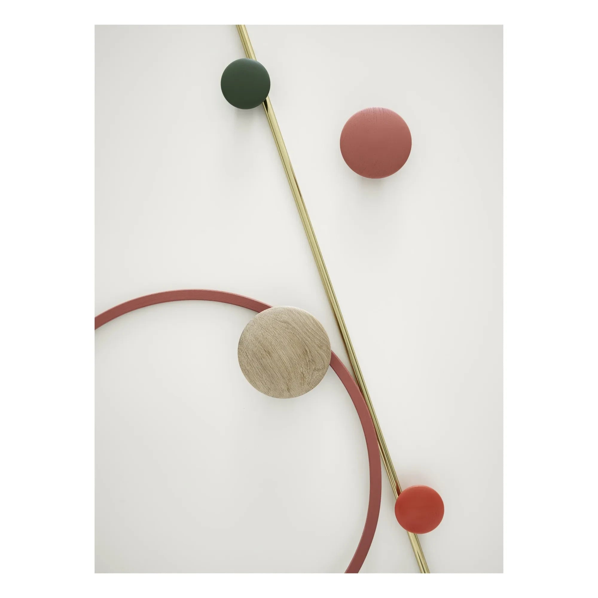 Muuto - Dots Meşe Askı | Meşe