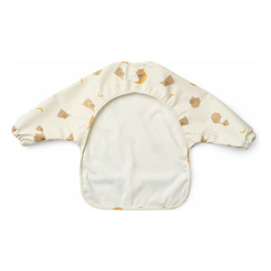 Liewood - Long Sleeve Merle Bib | Elephant / Cream of the Crop