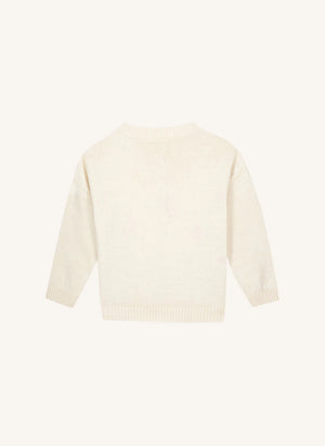 Bonton - Pullover mit liebevollen Herzchen | Ecru