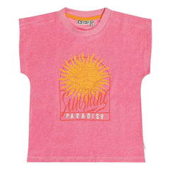 Tumble N'Dry - Anapolis camiseta de toalla de algodón orgánico | Rosa