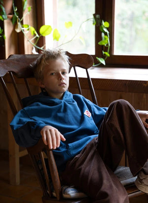 Hundred Pieces - Pat Freedom Organic Cotton Sweatshirt | Gray Blue