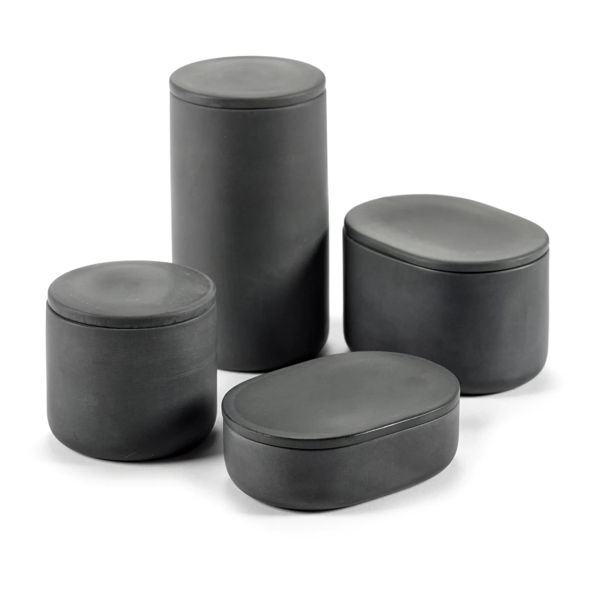 Serax - Round Lid Box | Dark Gray