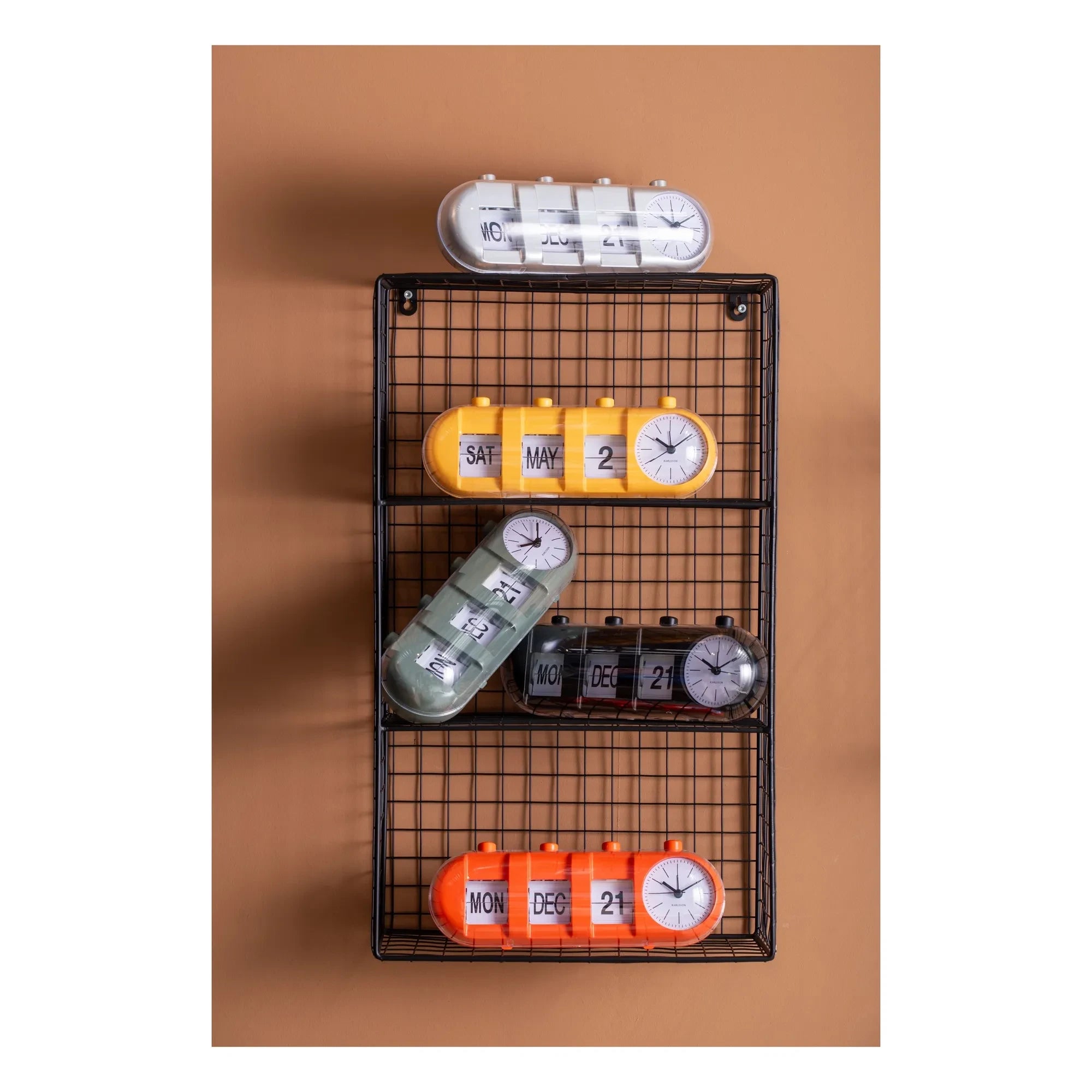 Present Time - Retro Tube Alarm Clock | Green