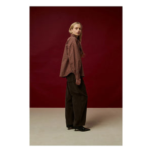 BELLEPIECE - Russel Cotton Pants | Brown