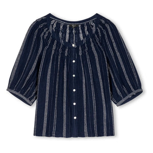 Rails - Gestreifte Bluse Rix | Marineblau