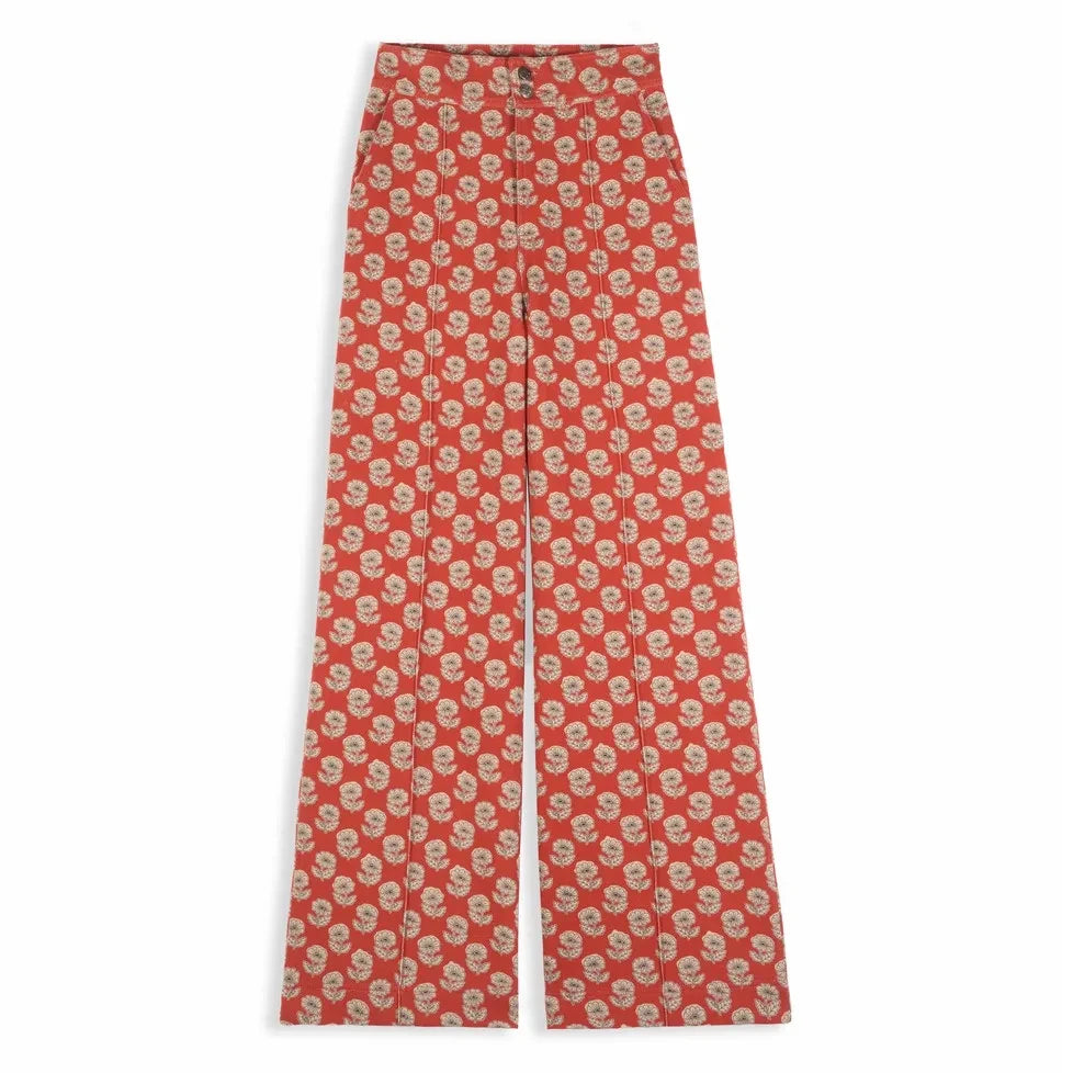 Maria de la Orden - Pantalones de Algodón Douglas | Rojo