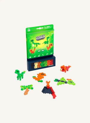 Plus-Plus - Dinozorlar Yaratıcı Yapım Seti - 125 Parça | Yeşil