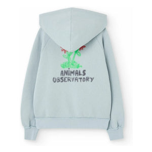 The Animals Observatory - Beaver Logolu sweatshirt | Açık mavi