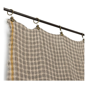 Le Monde Sauvage - Harmattan Boston Curtains | Gray