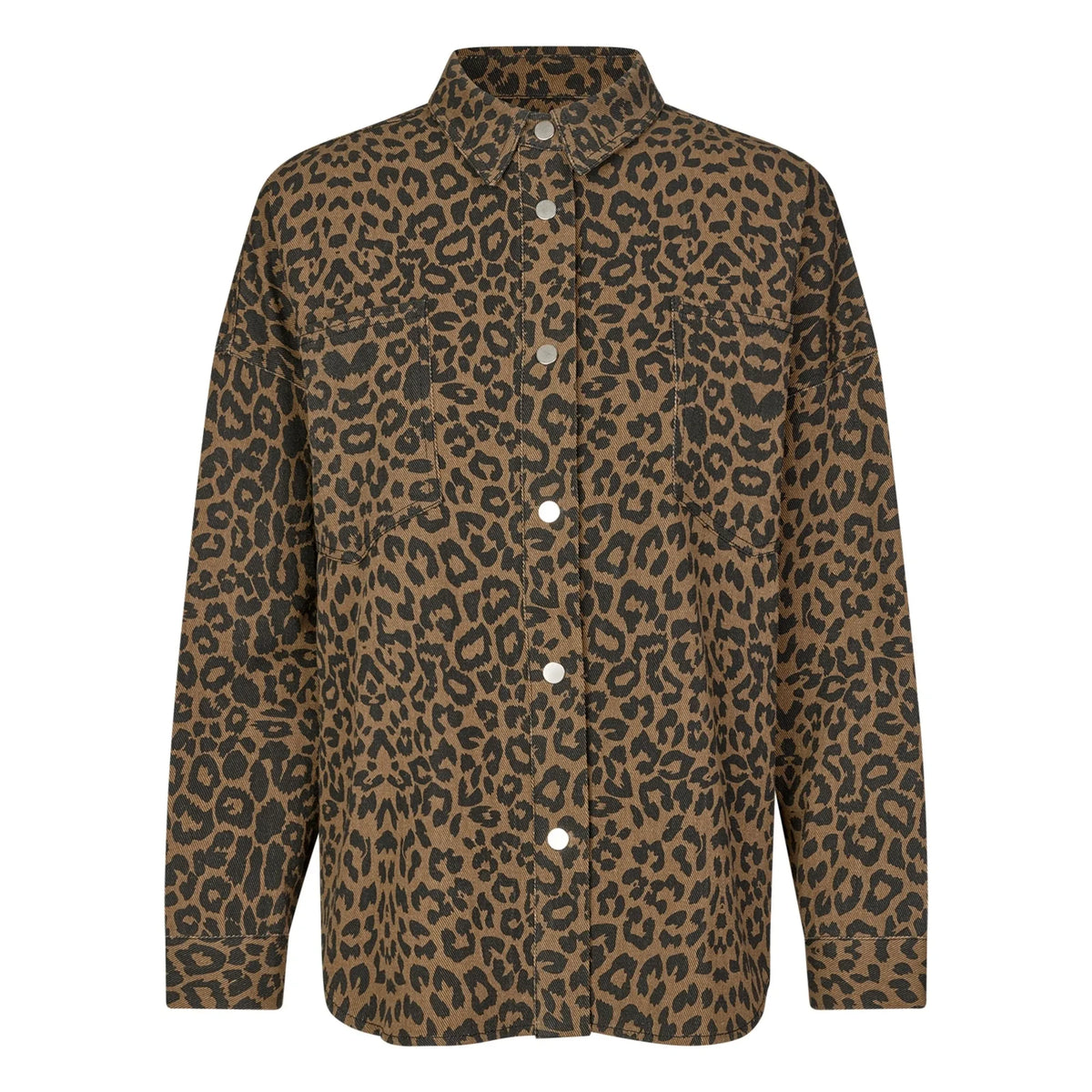 Lollys Laundry - Veida Leopar Overshirt | Kahverengi