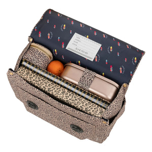 Jeune Premier - Midi Leopard Cherry Shoulder Bag | Beige