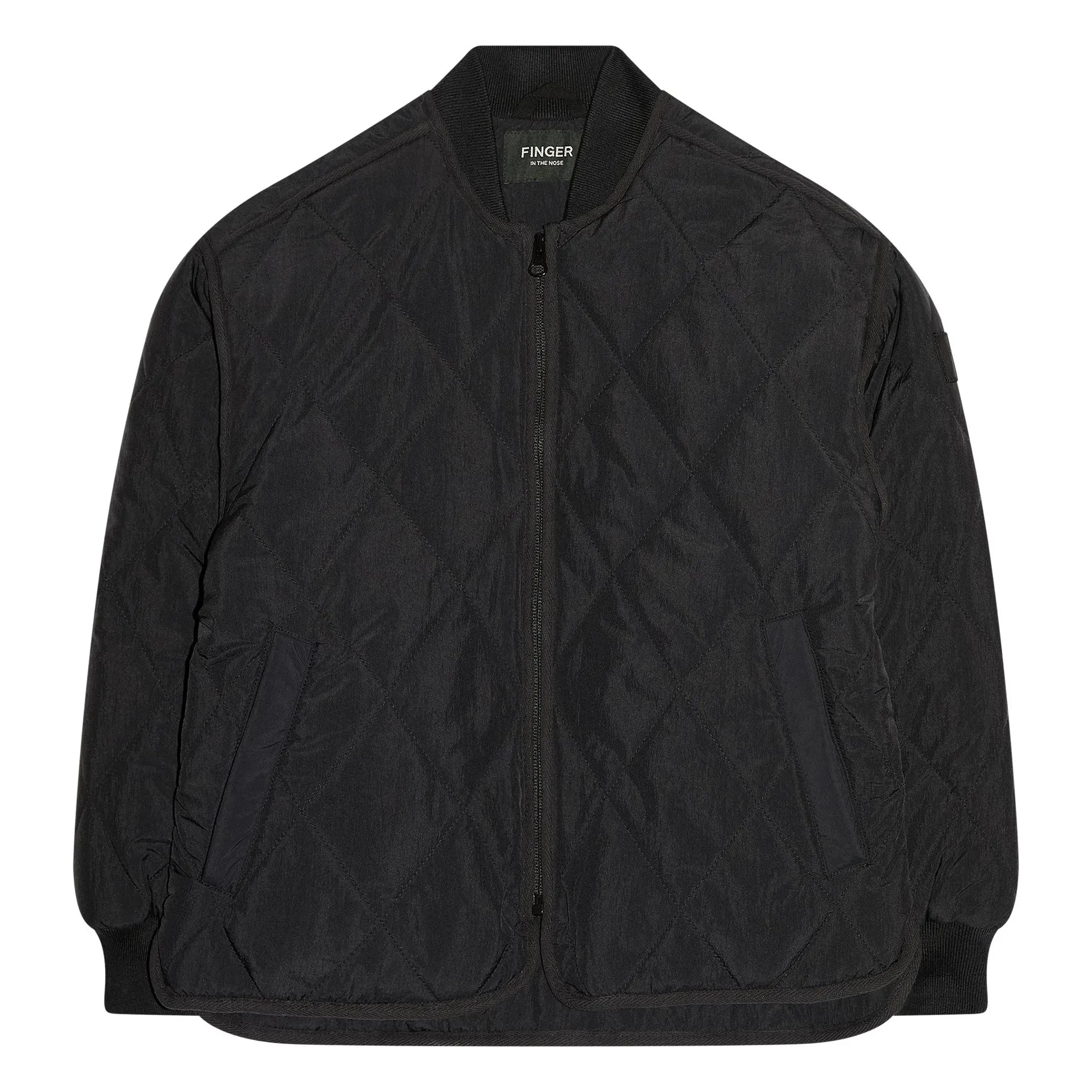 Finger in the nose - Braidy Gesteppte Bomberjacke | Schwarz