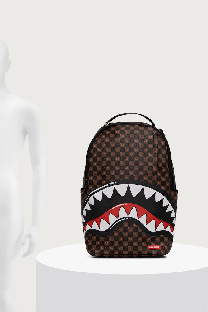 Sprayground - Paris’teki Köpek Balıkları Kahverengi Sırt Çantası 910B8634NSZ