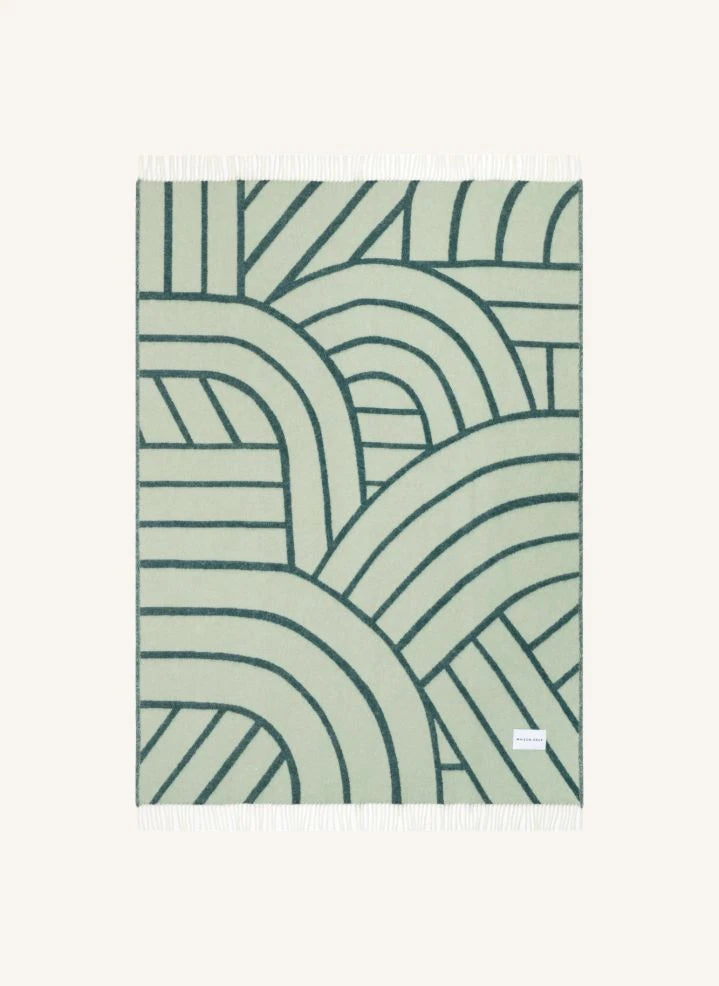 Maison Deux - Lines Yün Battaniye | Sage