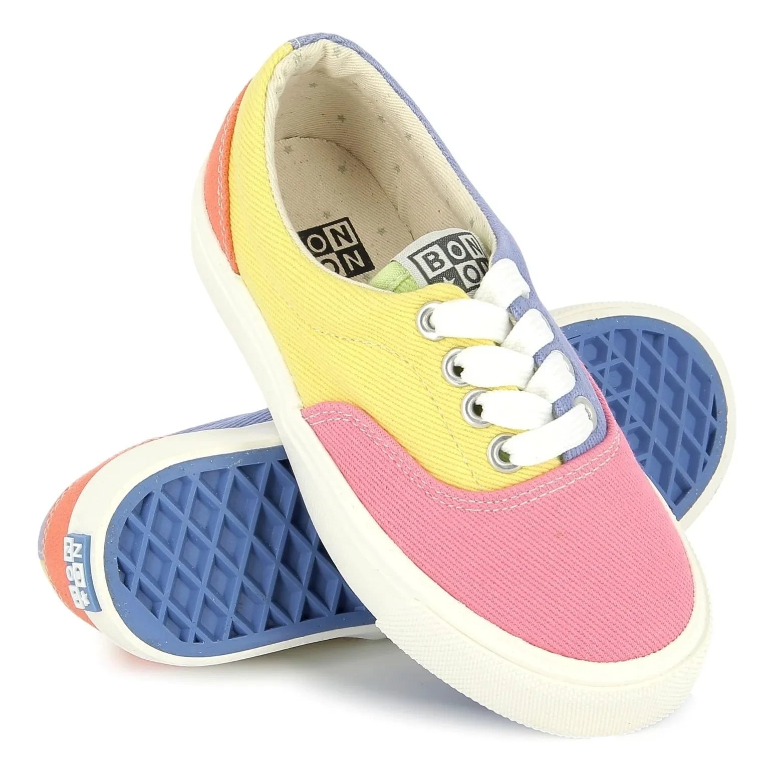 Bonton - Elastik Bağcıklı Kaykay Sneakers | Candy pink
