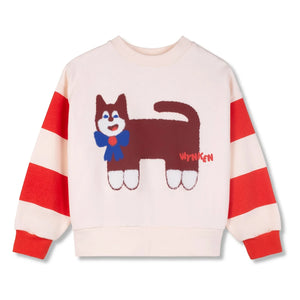 Wynken - Sweat Cat Organik Pamuk | Ekru