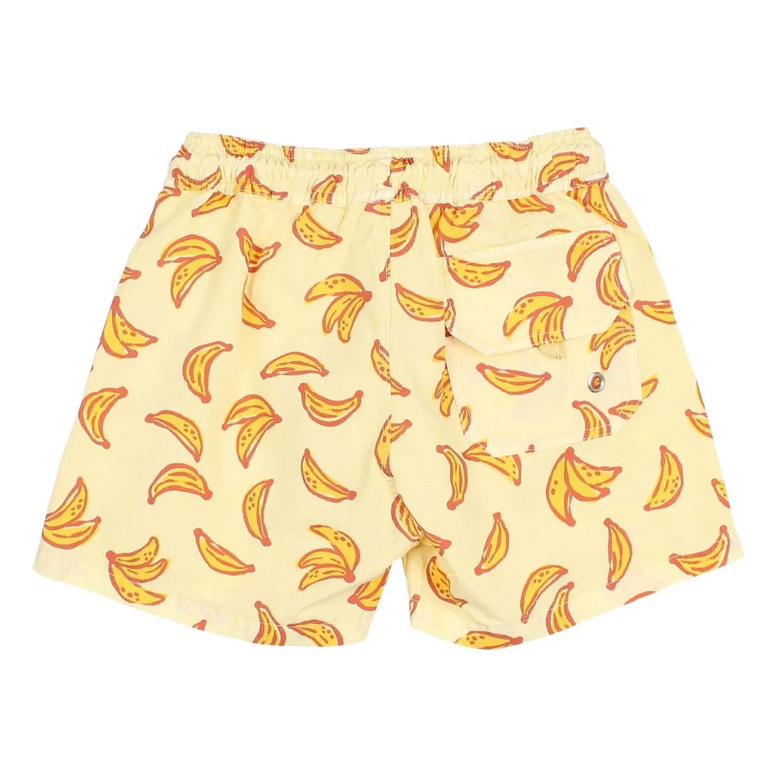 Búho - Muster-Popeline-Organik-Baumwoll-Badehose | Gelb