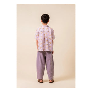birinit - Weite Antike Bio-Baumwoll-Gaze-Hose | Vison