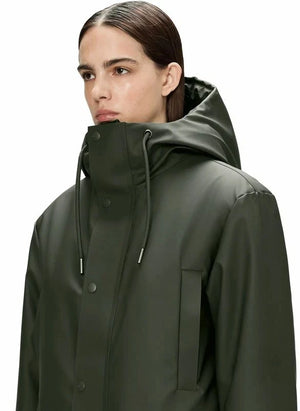Rains - Uzun Parka Mont Nome W3T3 | Koyu yeşil