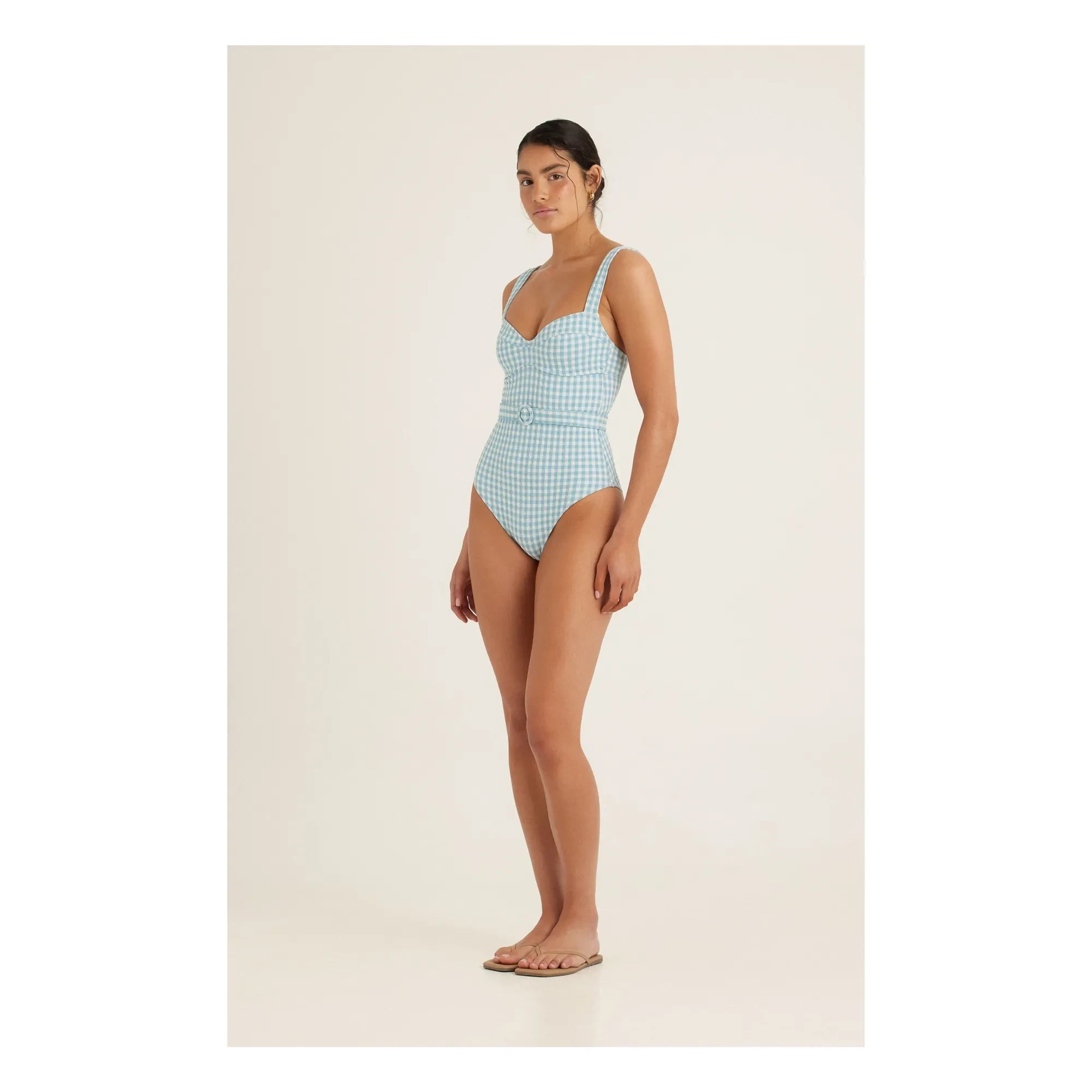 Peony - Vichy Forever Tek Parça Mayo | Mavi
