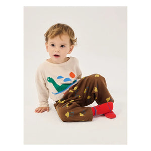 Bobo Choses - Tencel kloş pantolon | Kahverengi
