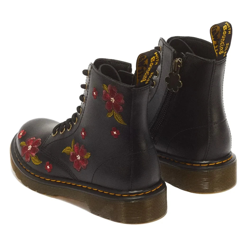 Dr Martens - 1460 J Botas con cordones florales | Negro