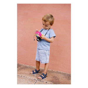 Bonton - Kısa Lyon Chambray | Kot mavisi