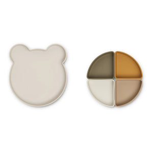 Liewood - Arne Silicone Divided Plates