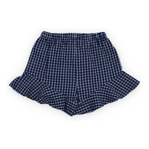 the new society - Short Jasmine Carreaux | Dark Blue