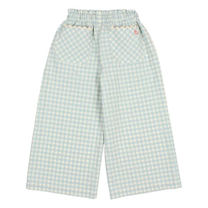 Búho - Vichy Seersucker Hose | Aqua