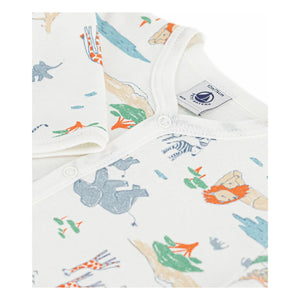 Petit Bateau - Dors Bien Savane Pijama | Beyaz