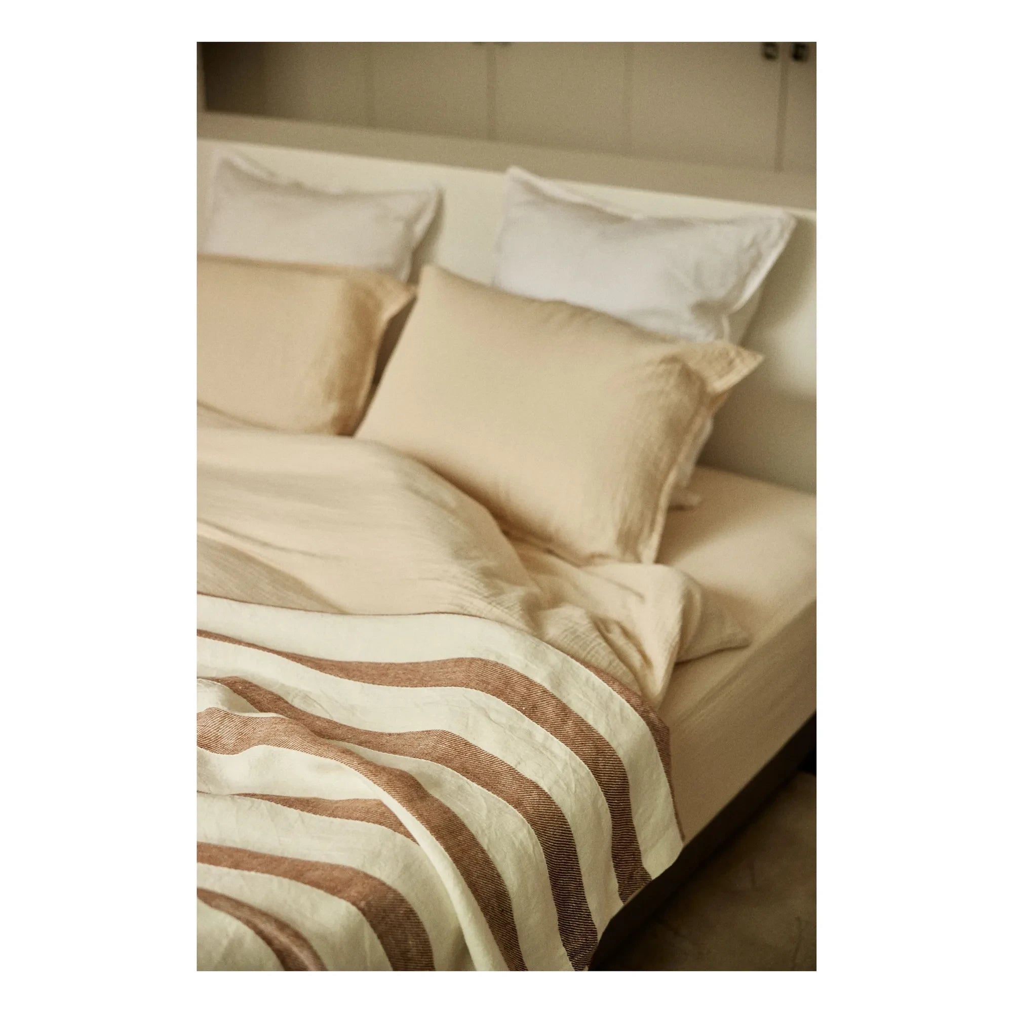 Gabrielle Paris - Bastide Linen Bedspread | Terracotta
