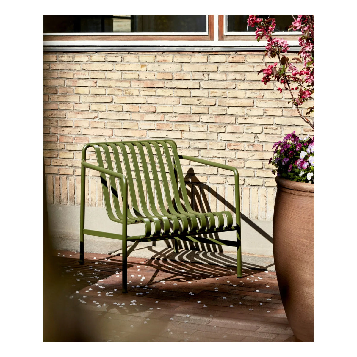 Hay - Palissade Lounge Chair, Designed by Ronan and Erwan Bouroullec | Olive Green