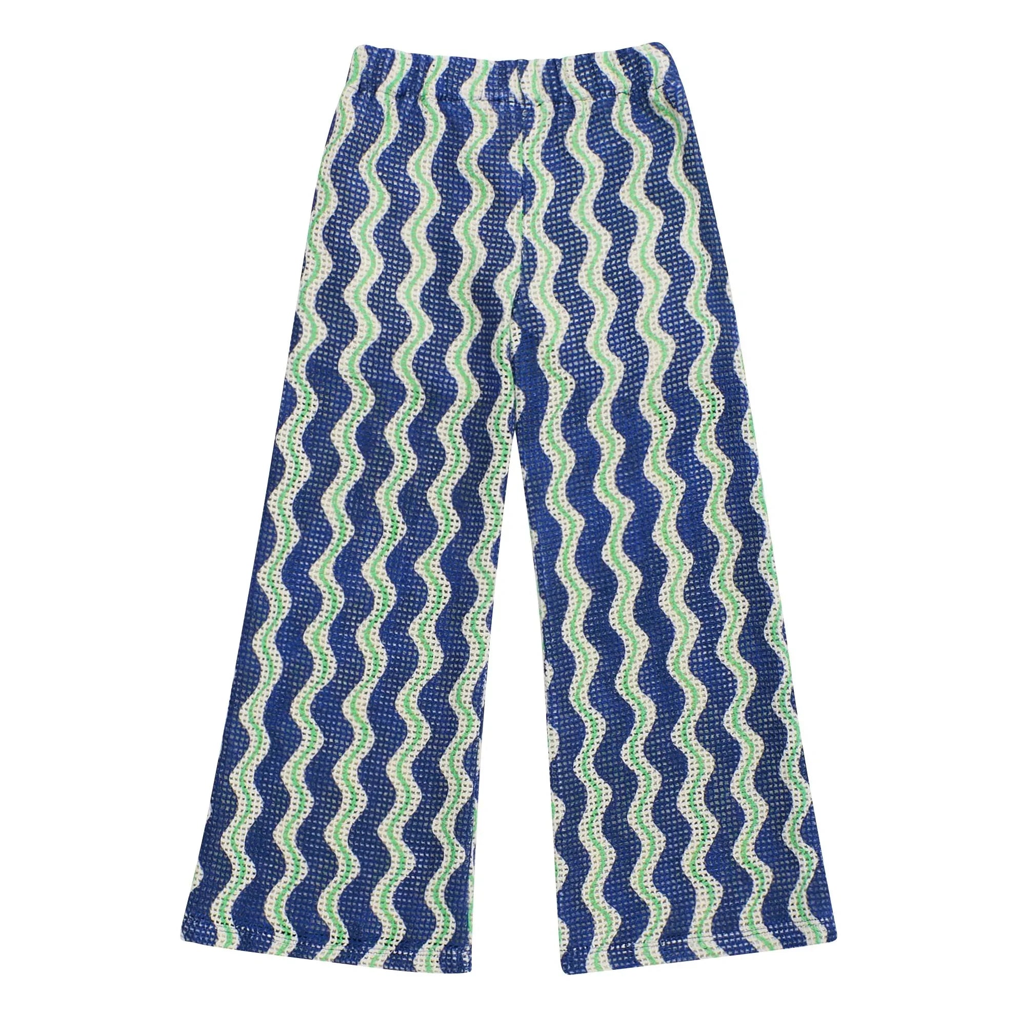 Maison Mangostan - Dalga Häkelhose | Blau