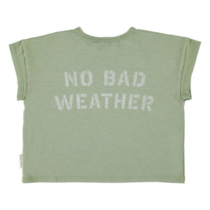 Piupiuchick - No Bad Weather Tişört | Yeşil