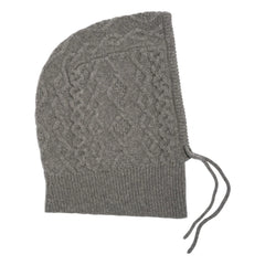 Bompard - Twisted Cashmere Balaclava | Grey