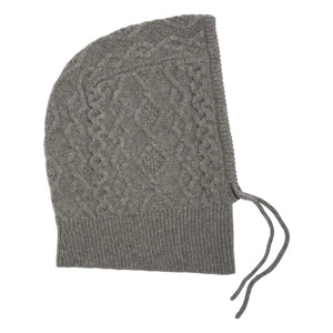 Bompard - Twisted Cashmere Balaclava | Grey