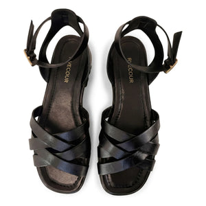 Rivecour - Sandale n°214 Leder | Schwarz