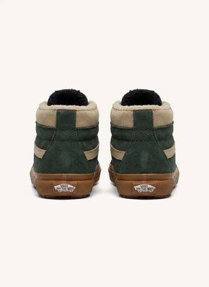 Vans - SK8-Mid Reissue V इंसुलेटेड रबर स्नीकर्स | खाकी