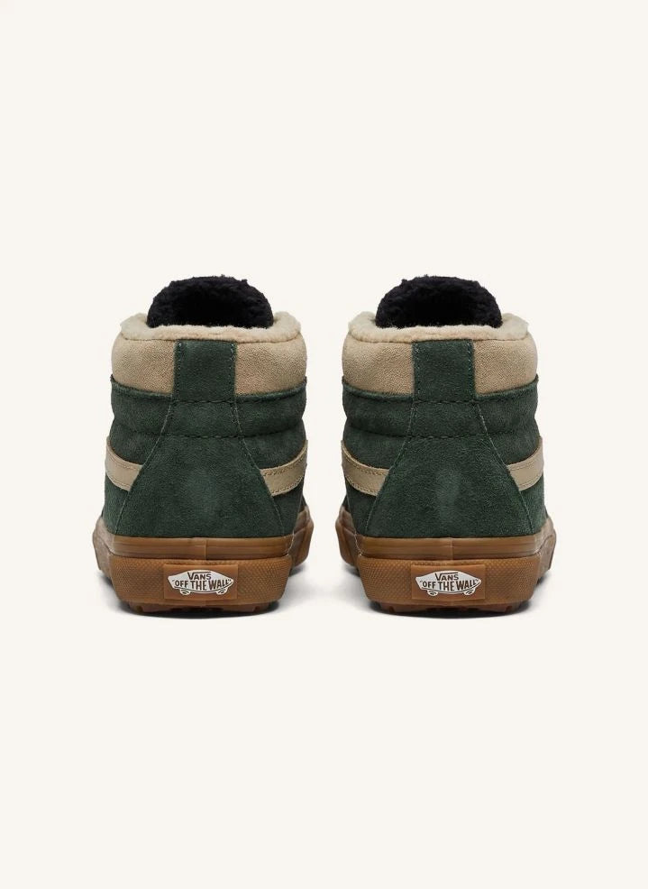 Vans - SK8-Mid Reissue V इंसुलेटेड रबर स्नीकर्स | खाकी