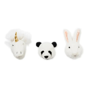 Wild & Soft - Niedliche Tier-Wanddekorationen - 3er-Set
