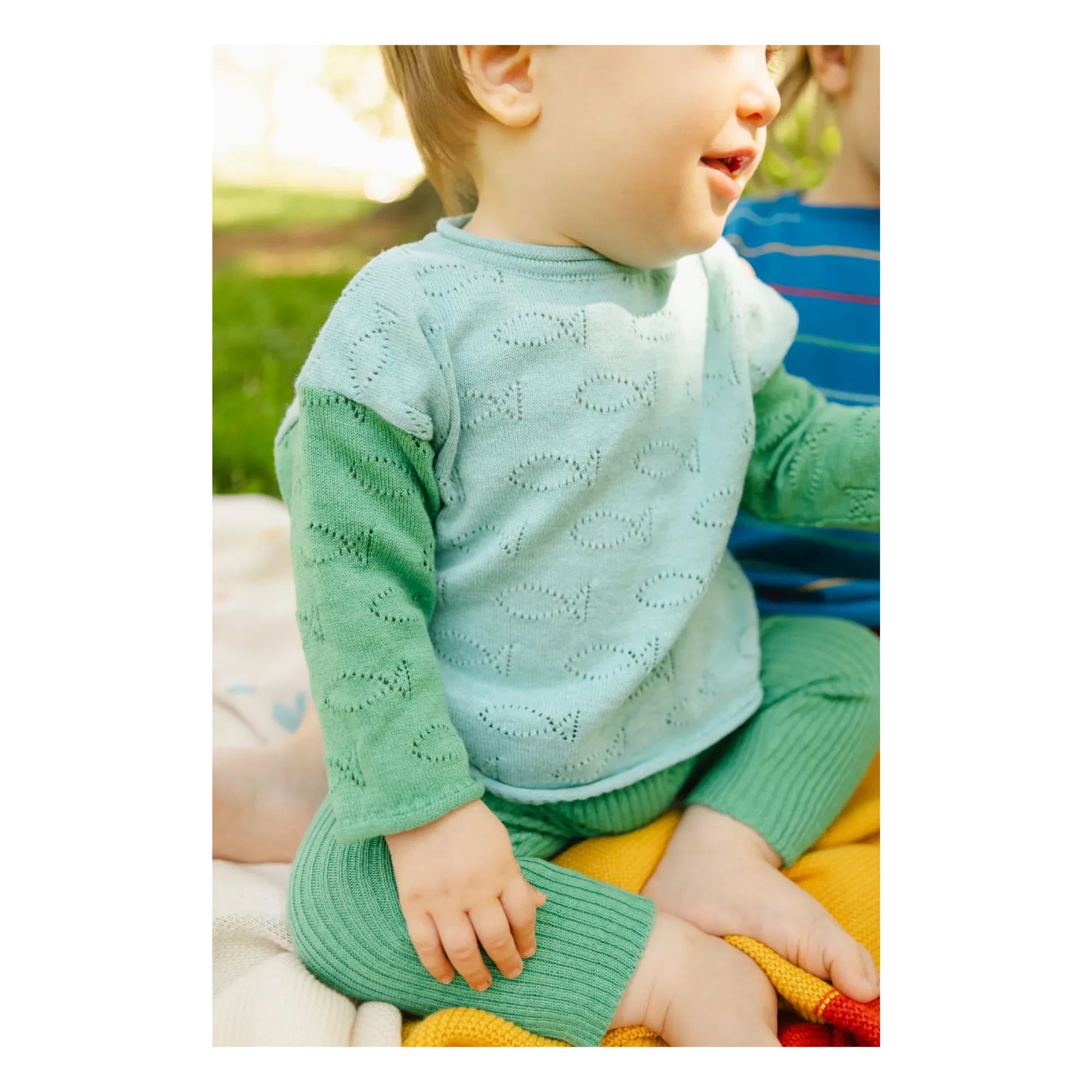 Bayiri - Unterwasser-Bio-Baumwollpullover | Grün