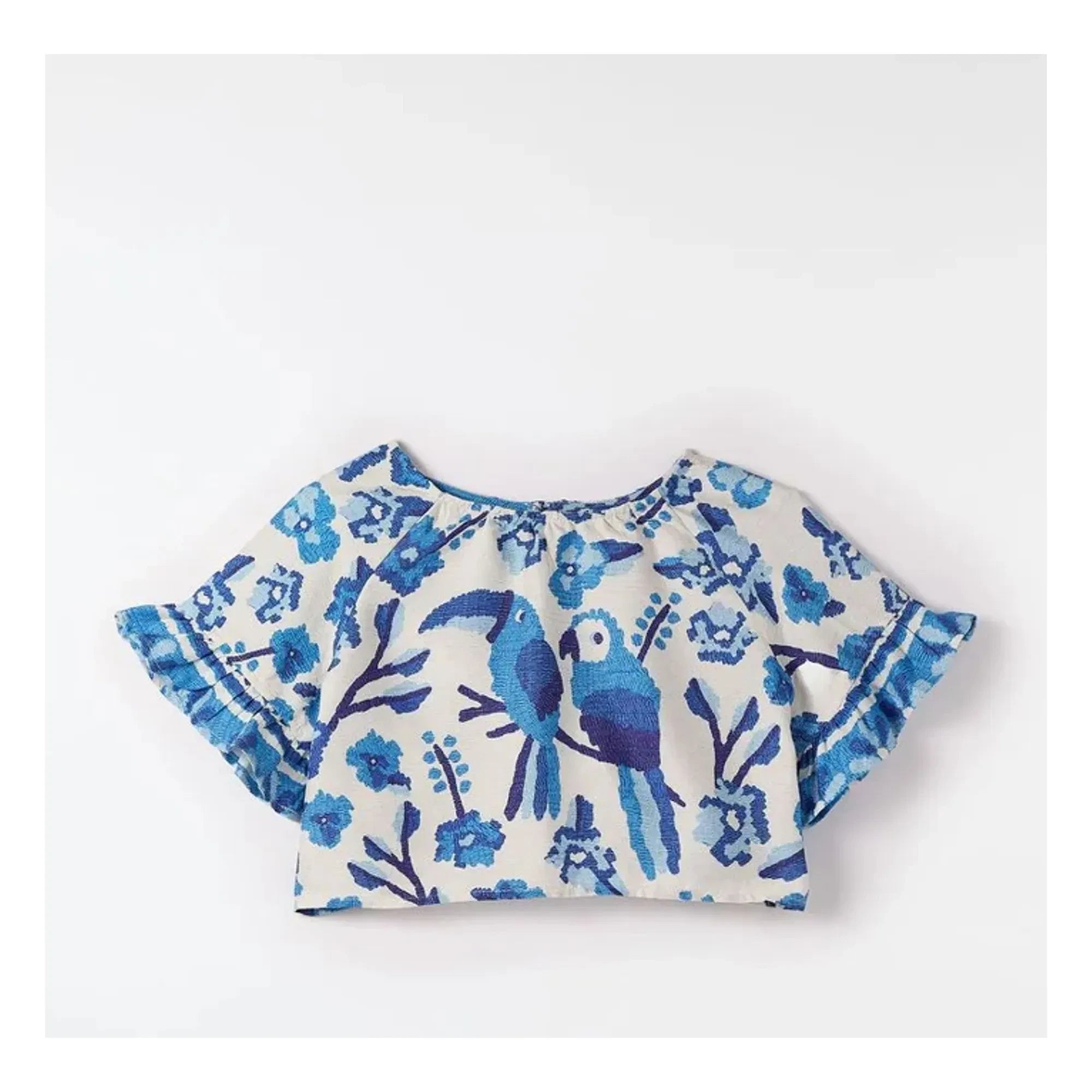 Fabula - Jardin de Fleurs Bluz | Mavi