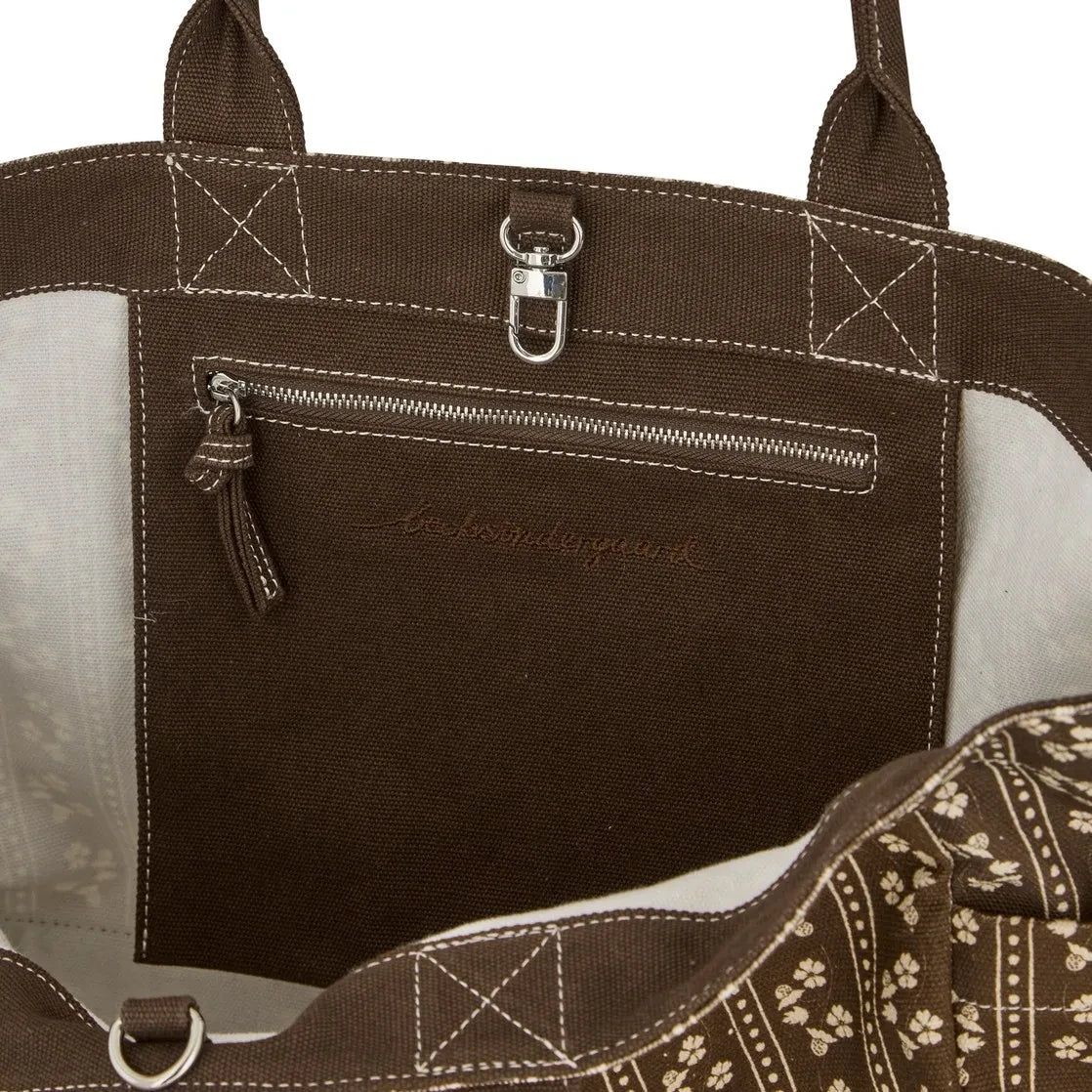 Becksöndergaard - Bolso de lona Tapelyria Cecilia | Chocolate