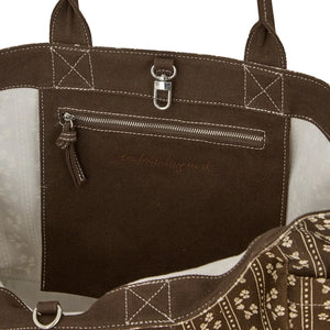 Becksöndergaard - Bolso de lona Tapelyria Cecilia | Chocolate
