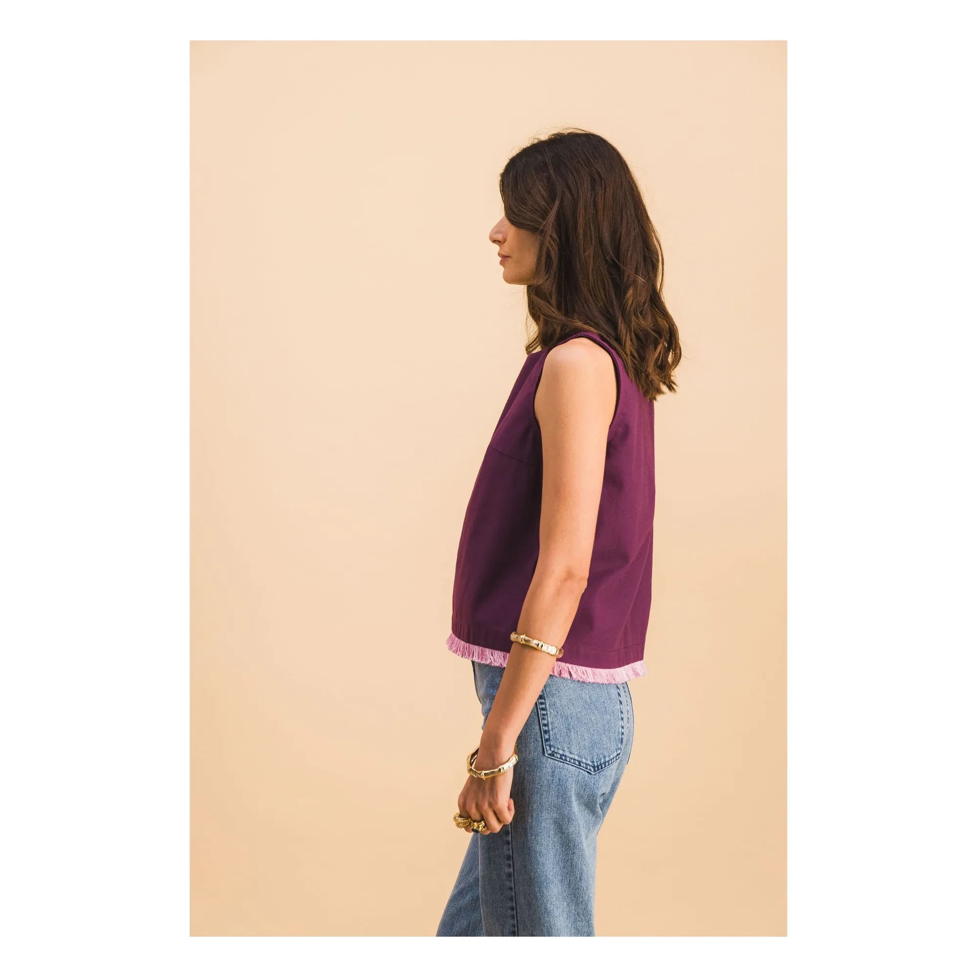 Elise Chalmin - Top Jacques Baumwolle | Magenta