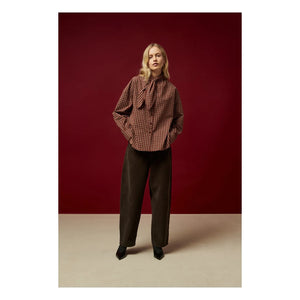 BELLEPIECE - Russel Cotton Pants | Brown
